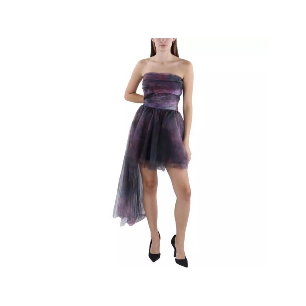 RENE RUIZ COLLECTION Black Sleeveless Short Dress 8